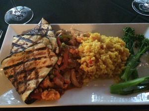 Eggplant Jambalaya at The Studio in Hilton Head Island