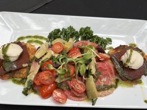 Vegan dish  at The Studio in Hilton Head Island