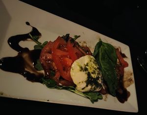 Caprese w/ vegan mozarella    at The Studio in Hilton Head Island