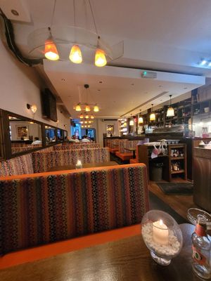 Tân Woodfired Pizza Inside at Tân Woodfired Pizza in Caernarfon