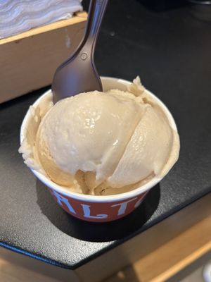 Coffee chamomile sherbet - it was really good!   at Salt & Straw in Roseville
