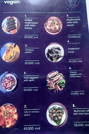 Menu 3 at Tiệm trà Lê La - Le La Vegan in Cao Bang