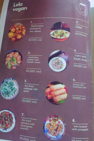 Menu 4 at Tiệm trà Lê La - Le La Vegan in Cao Bang