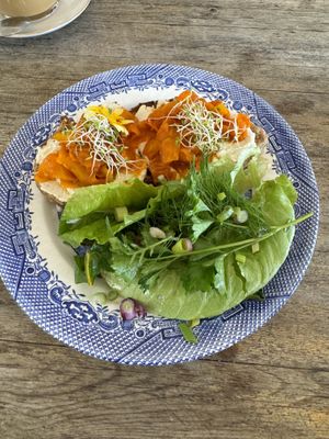   at Almanac Cafe in Plymouth