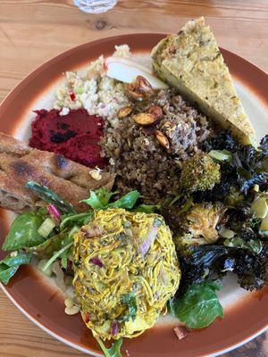 Chef’s plate, I always put my trust in Natalie  at Almanac Cafe in Plymouth