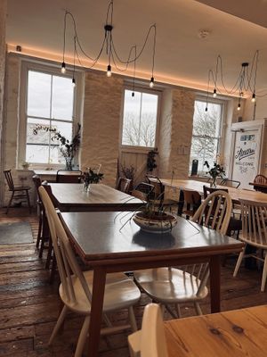   at Almanac Cafe in Plymouth