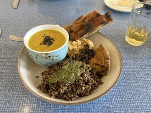   at Almanac Cafe in Plymouth