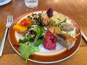   at Almanac Cafe in Plymouth