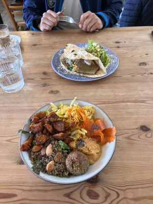   at Almanac Cafe in Plymouth