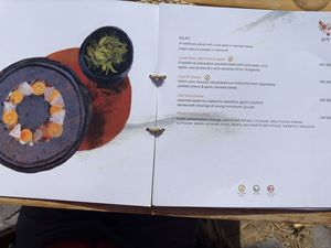 Salads  at Tsas by Dolkhar in Leh