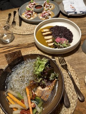 Ramen bowl and Katsu curry   at Tsas by Dolkhar in Leh