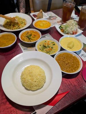 Vegan Set at Sri Lanka Kagoshima in Kagoshima