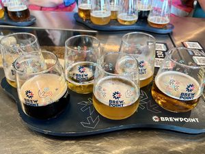 Beer tasting   at Brewpoint in Bedford