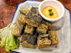 My favourite, black Bean curd, must try at Big Veggie - 马来西亚大蔬無界 in Kuching
