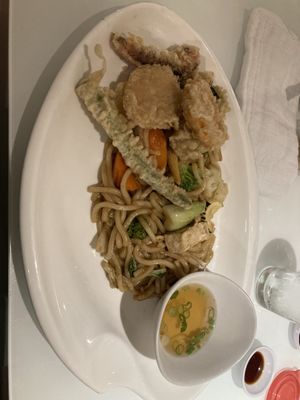 The Veggie Delight. Spectacular !  at Asiana Noodle Shop in Burlington