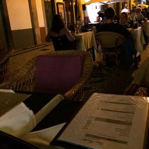 exterior tables at Espaco Funchal in Funchal