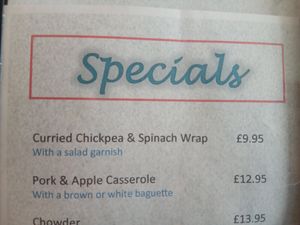  at The Pavilion Dining Room in Lynmouth