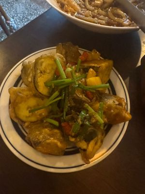 Kung Pao Eggplant at Soombida - 숨비다 in Jeju