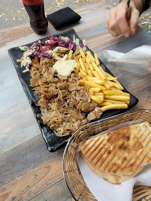 Döner plate (12€)  at Sancak Döner  in Stuttgart