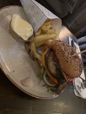 Vegan burger  at 't Koffiehuuske in Heerlen