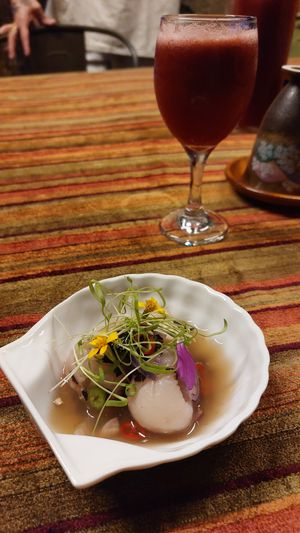 Lychee Ceviche at Buhay Ermitanyo in Iloilo City