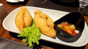 Empanadas at NH Bariloche Edelweiss in San Carlos De Bariloche