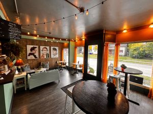 cafe dining room at Moon Water Cafe in Appleton