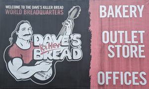 sign at Dave's Killer Bread in Milwaukie