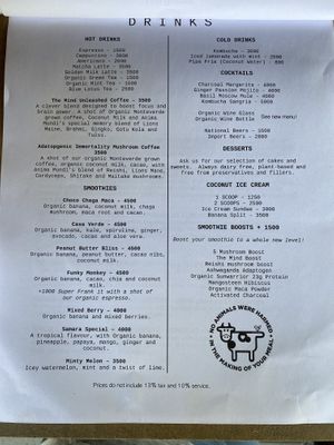 Menu at Luv Burger in Samara