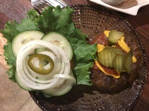 The Classic Burger at Luv Burger in Samara