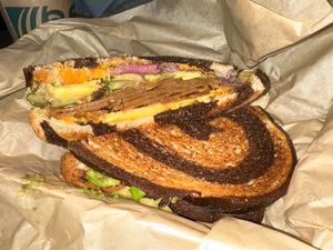 Vegan Reuben Sandwich  at The Plant Butchers in Long Beach