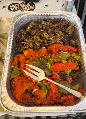 Roasted vegetables   at Verdi in Montreal