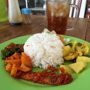 Nasi Campur  at Kwan Im Vegetarian in Denpasar