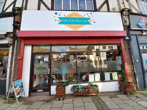 Outside at Ollie Polly Play Cafe in West Wickham