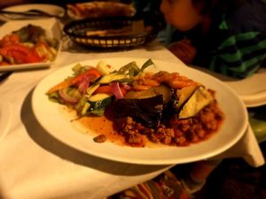 Moussaka at The Greek Arch in Ramsgate