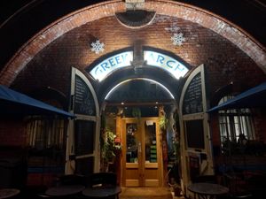 Outside at The Greek Arch in Ramsgate