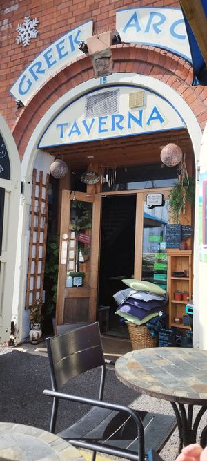 Lovely taverna at The Greek Arch in Ramsgate