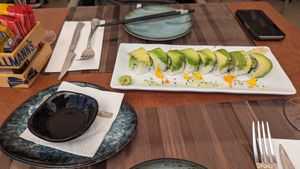 Without Philadelphia sauce the veggie sushi is vegan at Mijia in Tenerife