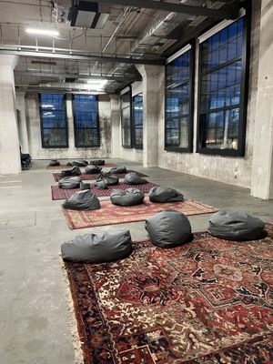 Chill out area  at Plenum in Gdansk