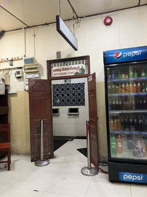the place to wash your banana leaf  at Malayan Cafe in Jaffna