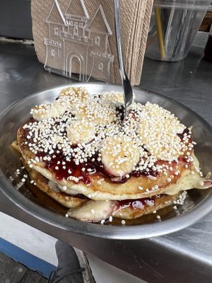 Hotcakes  at BasiVeg Antojitas in Mexico City