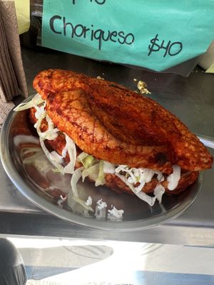 Pambazo  at BasiVeg Antojitas in Mexico City