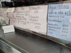 Very good prices 🤑 at BasiVeg Antojitas in Mexico City