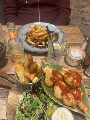 Celeriac roast and cauliflower wings  at Forest in York
