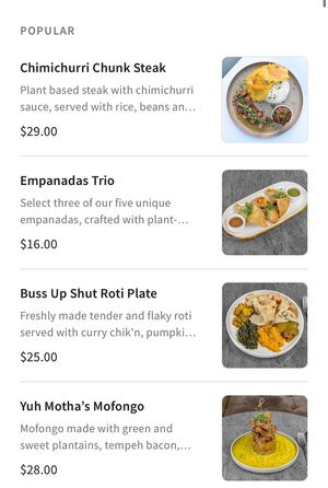   at HAAM - Caribbean Plant Cuisine in Brooklyn