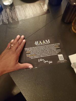  at HAAM - Caribbean Plant Cuisine in Brooklyn