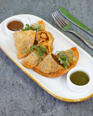 empanadas at HAAM - Caribbean Plant Cuisine in Brooklyn