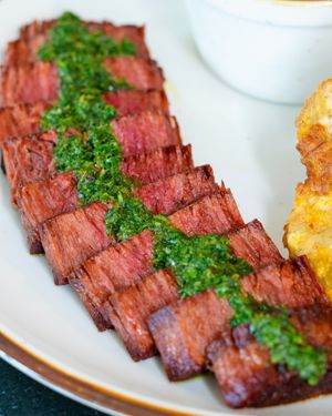 Chimichurri Chunk Steak at HAAM - Caribbean Plant Cuisine in Brooklyn