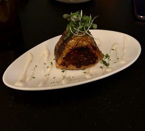 Island Onigiri  at HAAM - Caribbean Plant Cuisine in Brooklyn