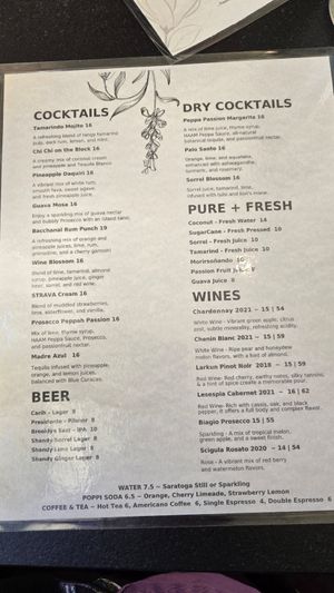 Drinks at HAAM - Caribbean Plant Cuisine in Brooklyn